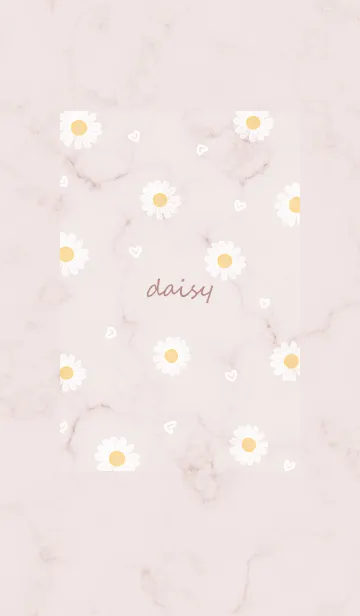 [LINE着せ替え] デイジーとマーブル✿ピンクベージュ12_1の画像1