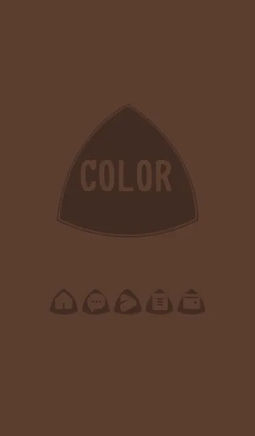[LINE着せ替え] brown color L06の画像1
