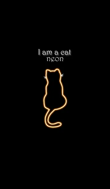 [LINE着せ替え] I am a cat neon.の画像1