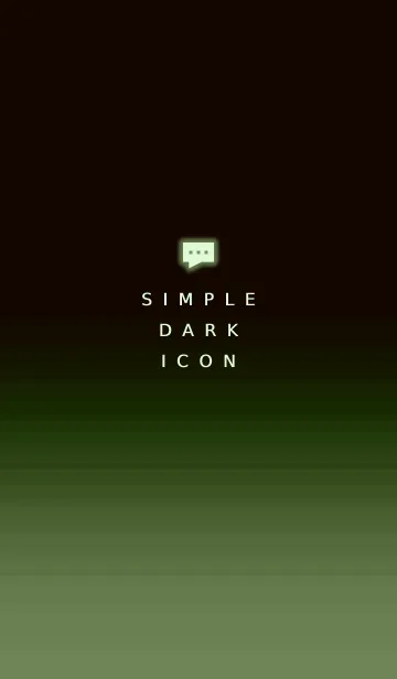 [LINE着せ替え] シンプル ダーク アイコン 51の画像1