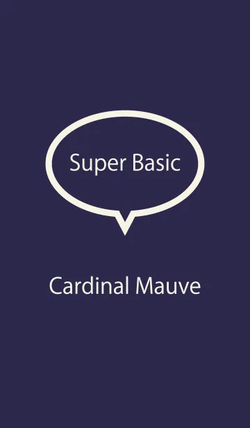 [LINE着せ替え] Super Basic Cardinal Mauveの画像1