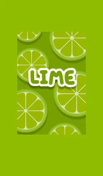 [LINE着せ替え] CUTE LIME CUTE THEMEの画像1