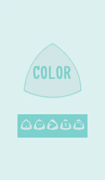 [LINE着せ替え] green color L20の画像1