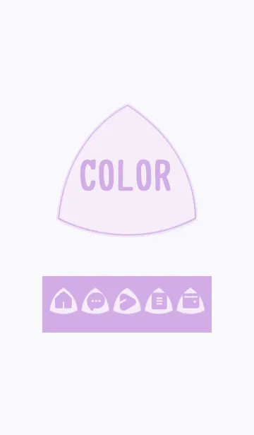 [LINE着せ替え] purple color L07の画像1