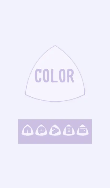 [LINE着せ替え] purple color L09の画像1