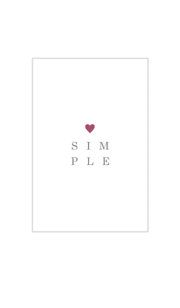 [LINE着せ替え] SIMPLE-HEART 12の画像1