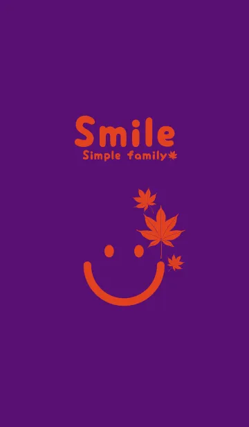 [LINE着せ替え] スマイル＆紅葉 ビオレの画像1