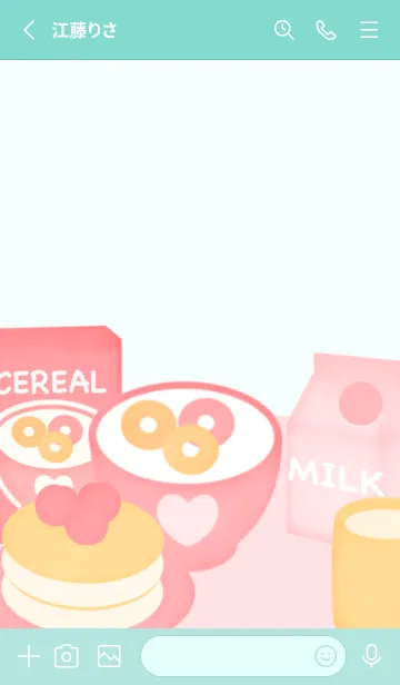 [LINE着せ替え] Little breakfast theme 2の画像3