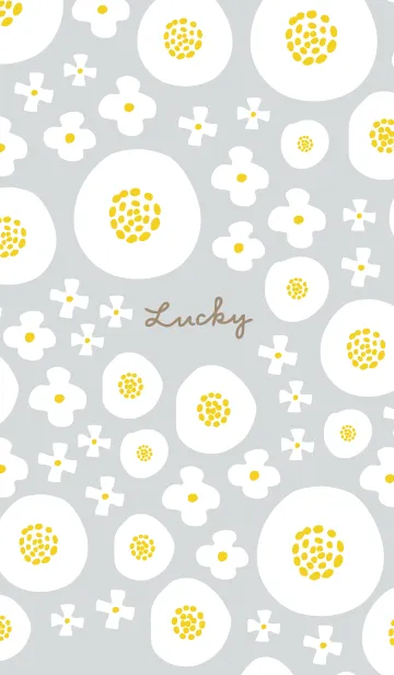 [LINE着せ替え] 3種の白い花22の画像1