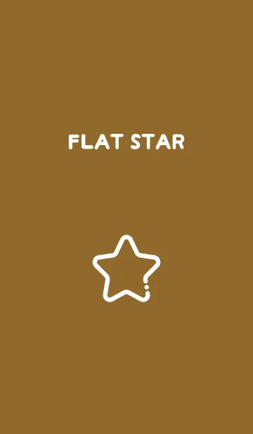 [LINE着せ替え] FLAT STAR / Caramelの画像1