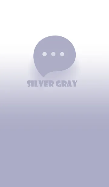 Silver Gray & White Theme V.2 (JP)の着せ替えメイン画像