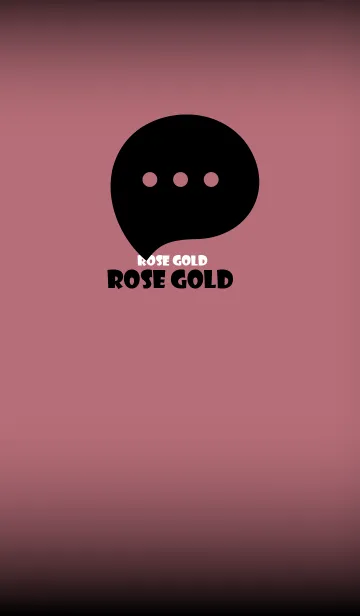 [LINE着せ替え] Rose Gold  And Black V.2 (JP)の画像1