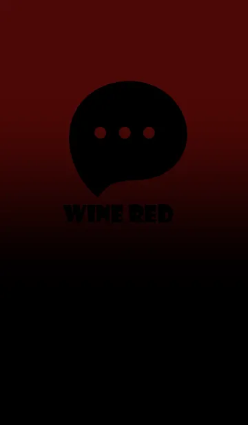 [LINE着せ替え] Black & Wine Red  Theme V2 (JP)の画像1