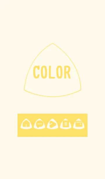 [LINE着せ替え] yellow color L09の画像1