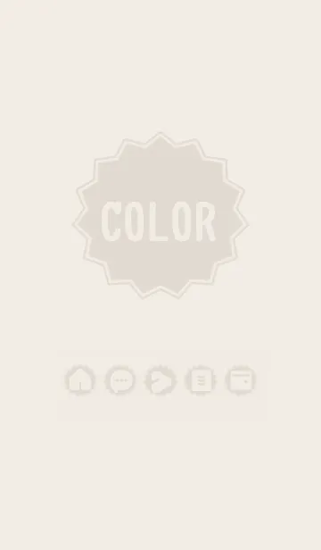 [LINE着せ替え] brown color M07の画像1