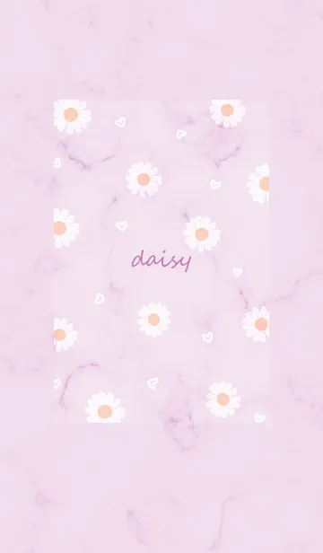 [LINE着せ替え] デイジーとマーブル✿ピンクパープル11_1の画像1