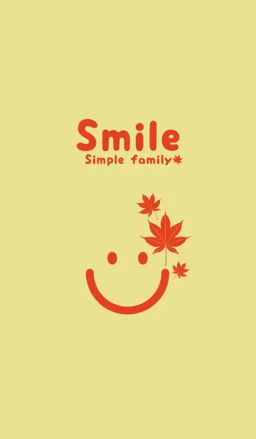 [LINE着せ替え] スマイル＆紅葉 ストローの画像1