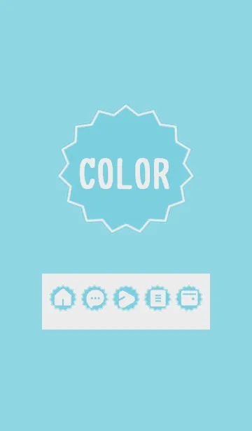 [LINE着せ替え] green color M16の画像1