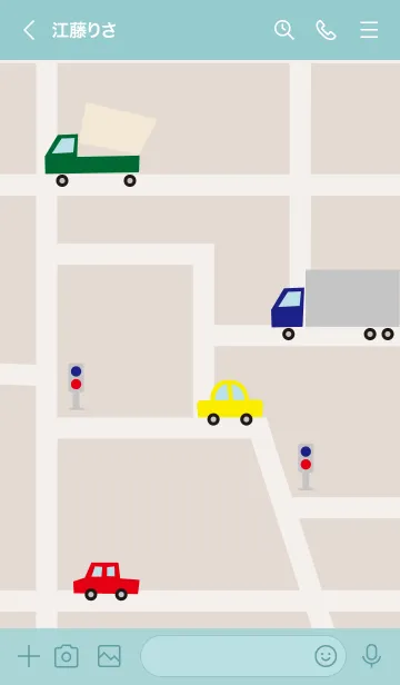 [LINE着せ替え] いろんな車が走る5の画像3