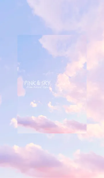 [LINE着せ替え] PINK＆SKY 11 ／ナチュラルスタイルの画像1