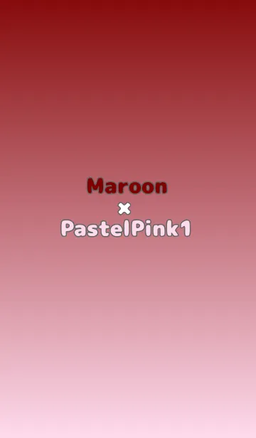 [LINE着せ替え] マルーン★パステルピンク1.TKCの画像1