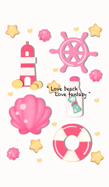 [LINE着せ替え] Fantasy beach 6 :)の画像1