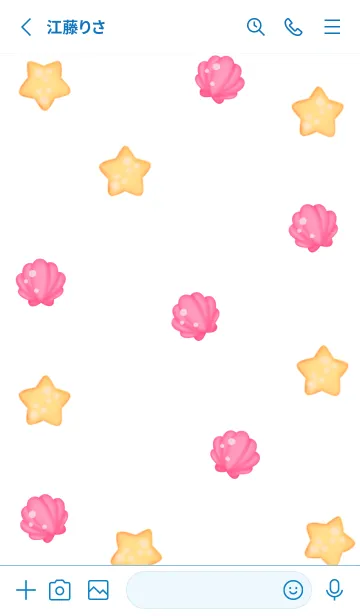 [LINE着せ替え] Fantasy beach 6 :)の画像3