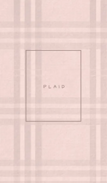 [LINE着せ替え] チェック柄 St 01 - ピンクベージュ 02の画像1