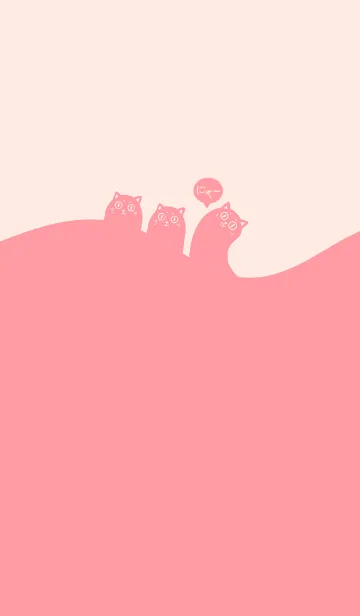 [LINE着せ替え] cat-pinkの画像1