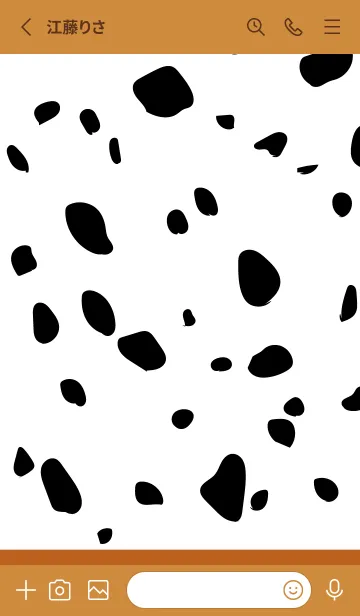 [LINE着せ替え] Dalmatian -Caramel-の画像3