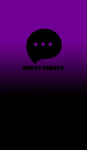 [LINE着せ替え] Black & Violet Purple Theme V2 (JP)の画像1