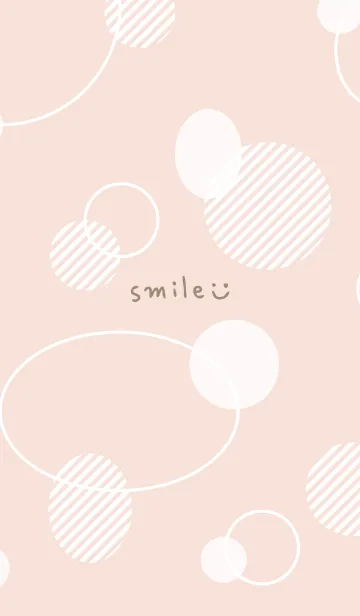 [LINE着せ替え] 白いおしゃれな丸3の画像1