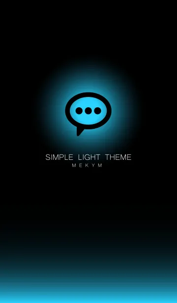 [LINE着せ替え] SIMPLE LIGHT ICON-GRADATION 18の画像1