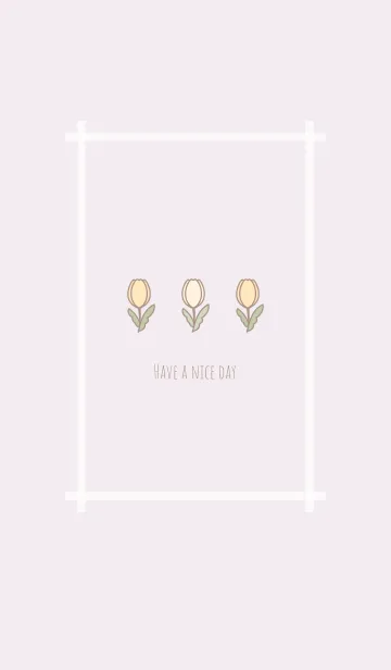 [LINE着せ替え] Lovely Tulips -2022- 13の画像1