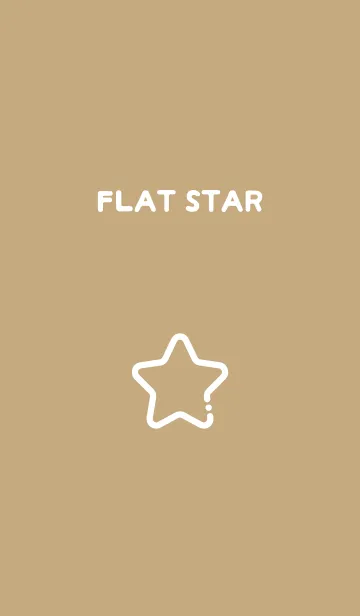 [LINE着せ替え] FLAT STAR / Biscuitの画像1
