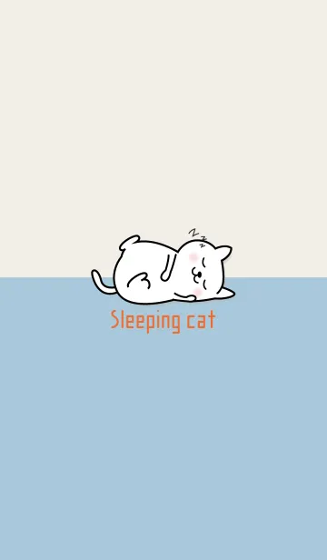 [LINE着せ替え] I am a Sleeping cat 27の画像1