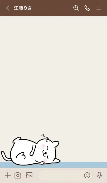 [LINE着せ替え] I am a Sleeping cat 27の画像3
