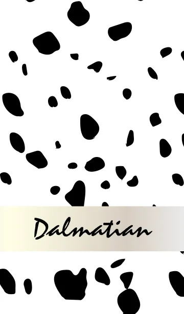 [LINE着せ替え] Dalmatian -Whitegold-の画像1