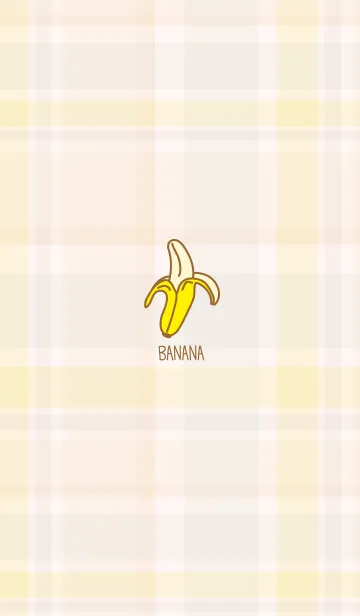 [LINE着せ替え] バナナ シンプル29の画像1