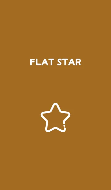 [LINE着せ替え] FLAT STAR / Bronzeの画像1