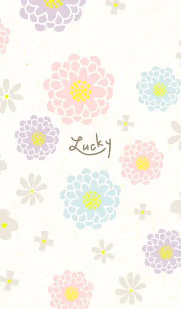 [LINE着せ替え] 和紙に花28の画像1