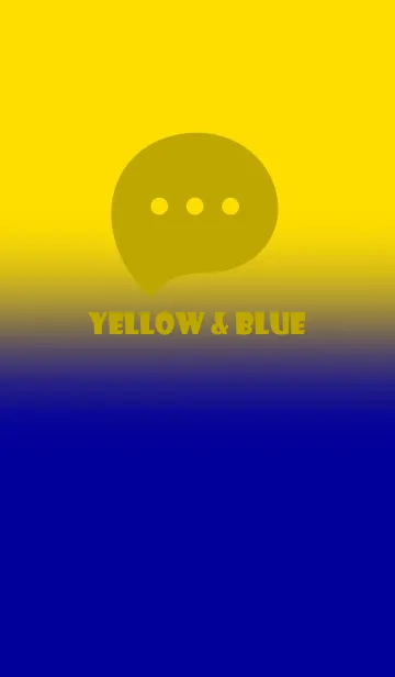 [LINE着せ替え] Blue & Yellow  Theme V3 (JP)の画像1