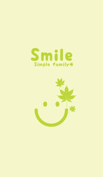 [LINE着せ替え] スマイル＆紅葉 エッグシェルの画像1