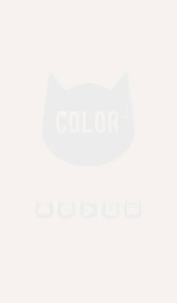 [LINE着せ替え] beige color N01の画像1