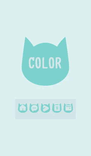 [LINE着せ替え] green color N10の画像1