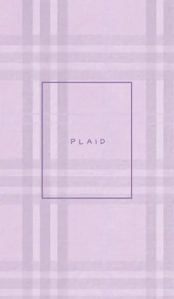 [LINE着せ替え] チェック柄 St 01 - ラベンダーの画像1