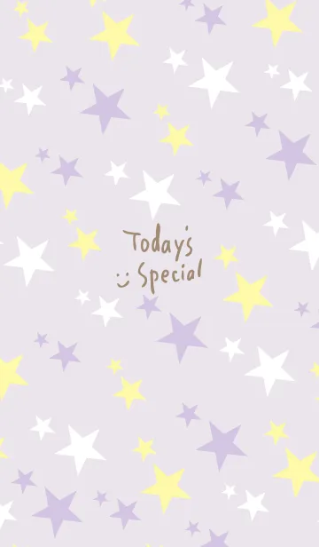 [LINE着せ替え] 3色の星25の画像1