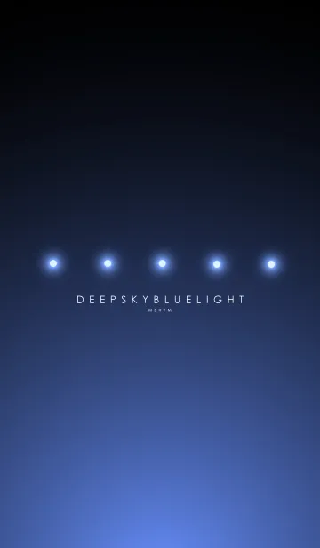 [LINE着せ替え] DEEPSKY BLUE LIGHT. -MEKYM-の画像1