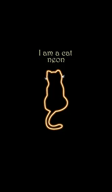 [LINE着せ替え] I am a cat neon 8の画像1