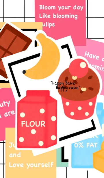 [LINE着せ替え] Banana cupcake 4の画像1